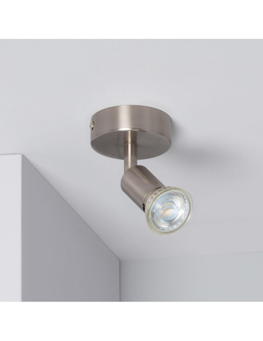 Applique Aluminium Orientable Oasis 1 Spot Argenté Applique Aluminium Orientable Oasis 1 Spot Argenté