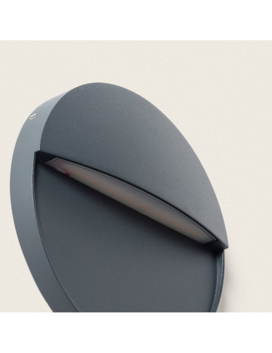 Applique Murale Extérieure LED 6.5W CCT Seleccionable en Saillie Ronde Jade Applique Murale Extérieure LED 6.5W CCT Seleccionable en Saillie Ronde Jade