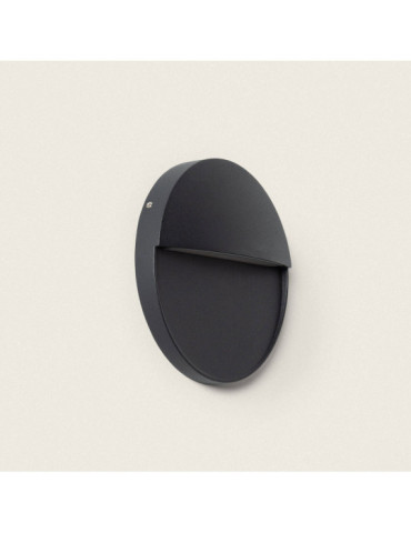 Applique Murale Extérieure LED 6.5W CCT Seleccionable en Saillie Ronde Jade