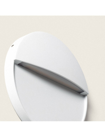 Applique Murale Extérieure LED 6.5W CCT Seleccionable en Saillie Ronde Jade