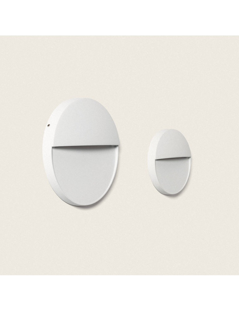 Applique Murale Extérieure LED 6.5W CCT Seleccionable en Saillie Ronde Jade