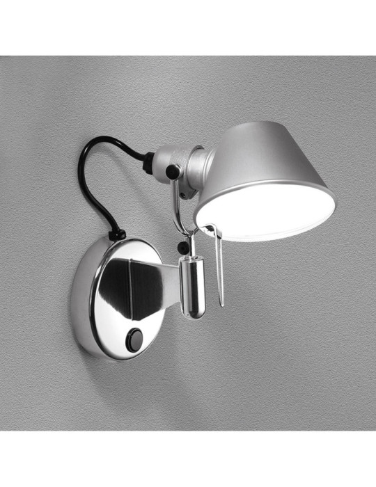 Lampe Murale Tolomeo Micro Faretto avec Interrupteur ARTEMIDE