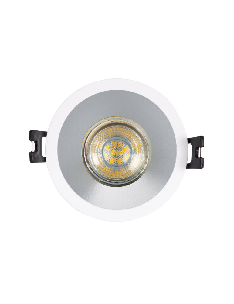 Collerette Downlight Conique Reflect pour Ampoule LED GU10 / GU5.3 Coupe Ø 75mm