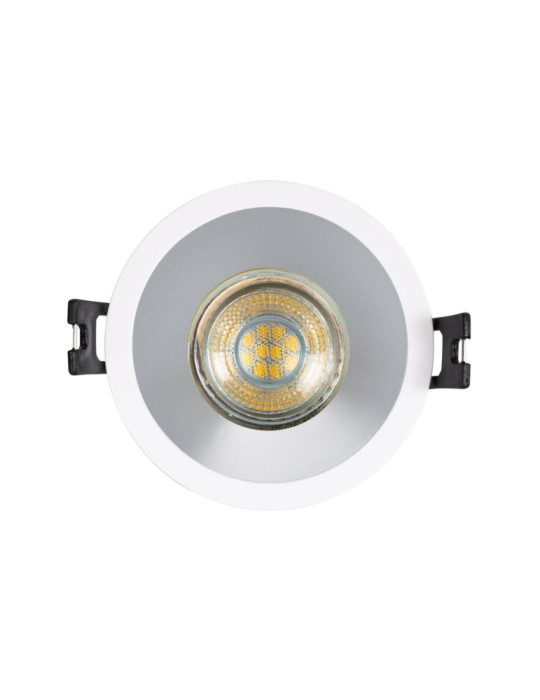 Collerette Downlight Conique Reflect pour Ampoule LED GU10 / GU5.3 Coupe Ø 75mm