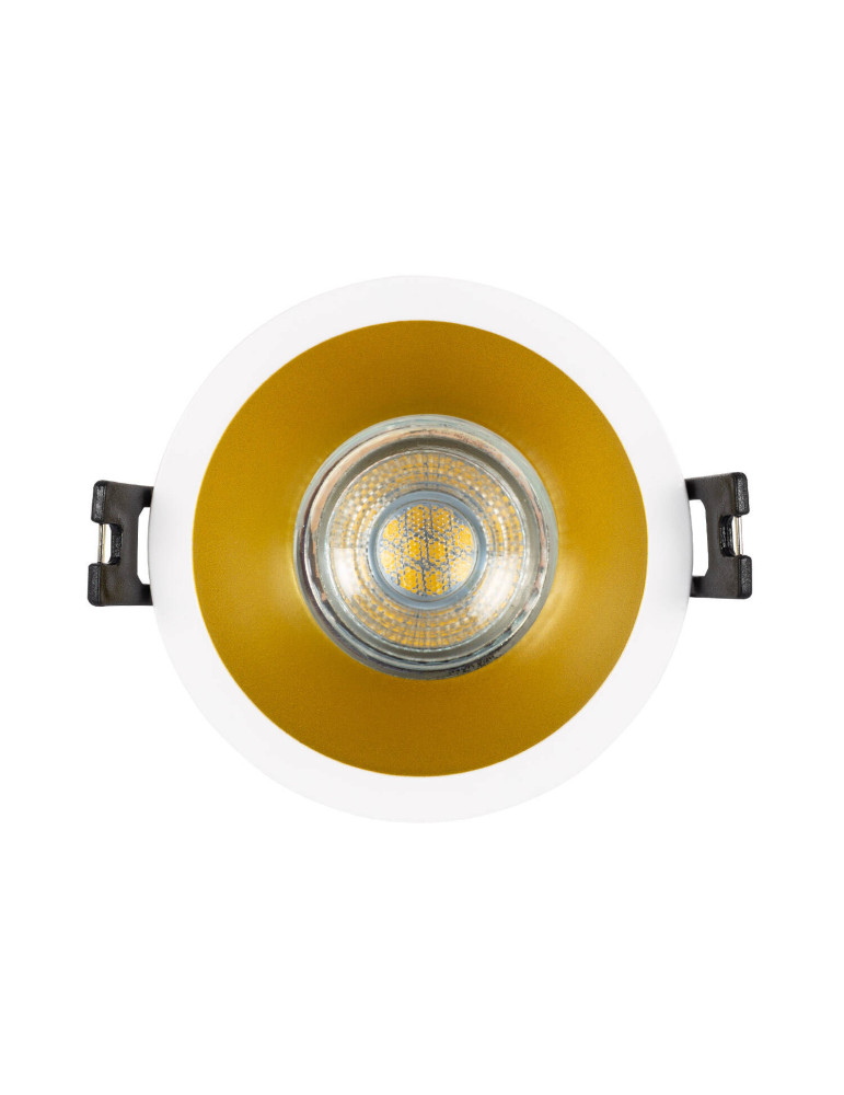 Collerette Downlight Conique Reflect pour Ampoule LED GU10 / GU5.3 Coupe Ø 75mm