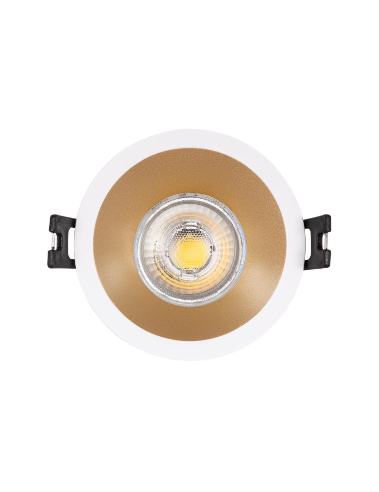 Collerette Downlight Conique Reflect pour Ampoule LED GU10 / GU5.3 Coupe Ø 75mm