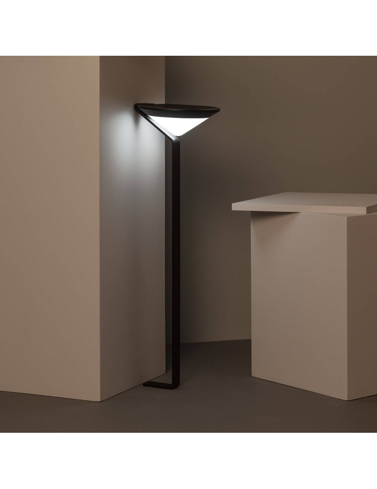 Balise LED Solaire Extérieure en Saillie sur Pied 80cm Yuma Big avec Détecteur Mouvement Radar