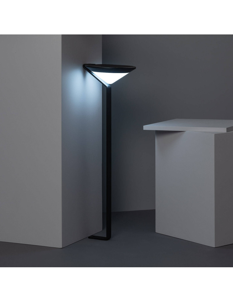 Balise LED Solaire Extérieure en Saillie sur Pied 80cm Yuma Big avec Détecteur Mouvement Radar