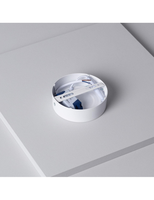 Plafonnier LED Rond 6W SwitchCCT Sélectionnable Ø 120mm Dimmable Compatible avec Télécommande RF V.2