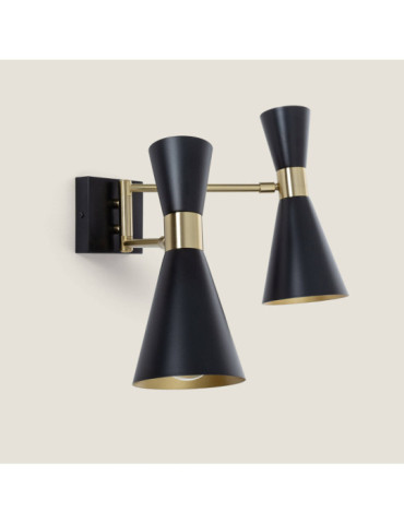 Lampe Murale Orientable Métal Jigger 2 Spots