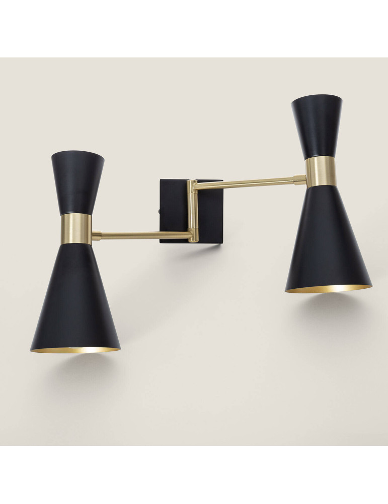 Lampe Murale Orientable Métal Jigger 2 Spots