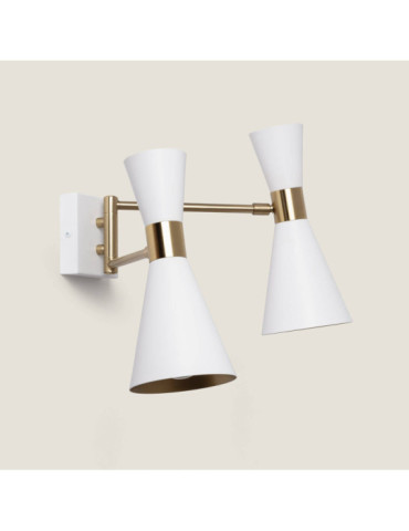 Lampe Murale Orientable Métal Jigger 2 Spots