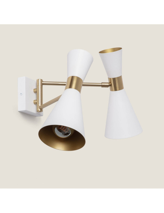 Lampe Murale Orientable Métal Jigger 2 Spots
