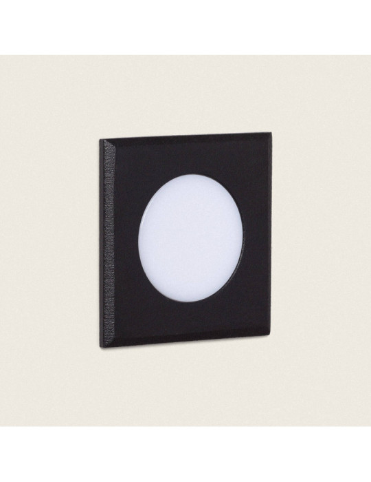 Balise Extérieure LED 2W Carrée Encastrable au Mur Welly