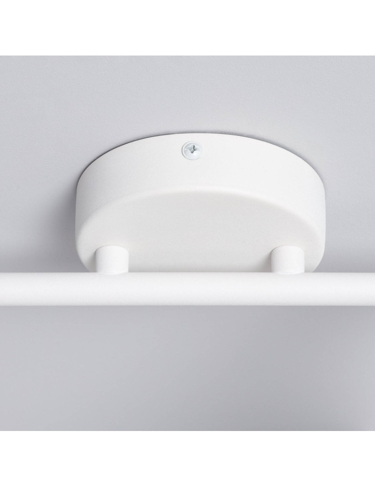 Plafonnier Orientable Métal et Bois Mara 2 Spots