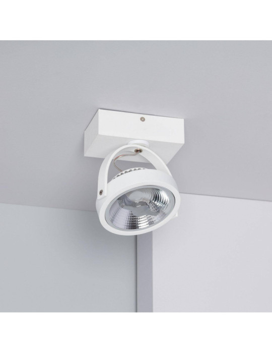 Spot LED 15W CREE en Saillie Orientable AR111 Dimmable Blanc Spot LED 15W CREE en Saillie Orientable AR111 Dimmable Blanc