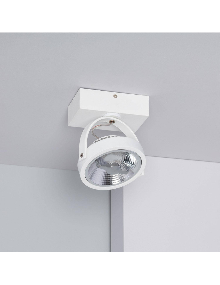 Spot LED 15W CREE en Saillie Orientable AR111 Dimmable Blanc Spot LED 15W CREE en Saillie Orientable AR111 Dimmable Blanc