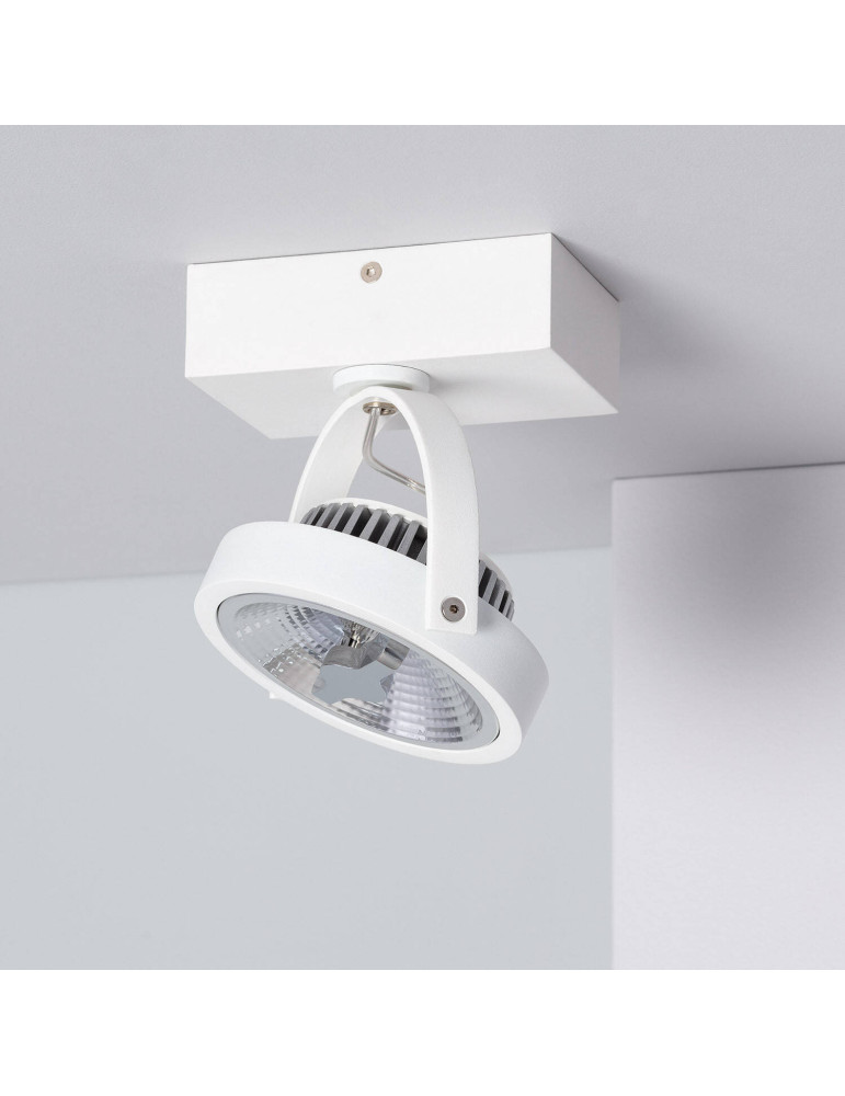 Spot LED 15W CREE en Saillie Orientable AR111 Dimmable Blanc