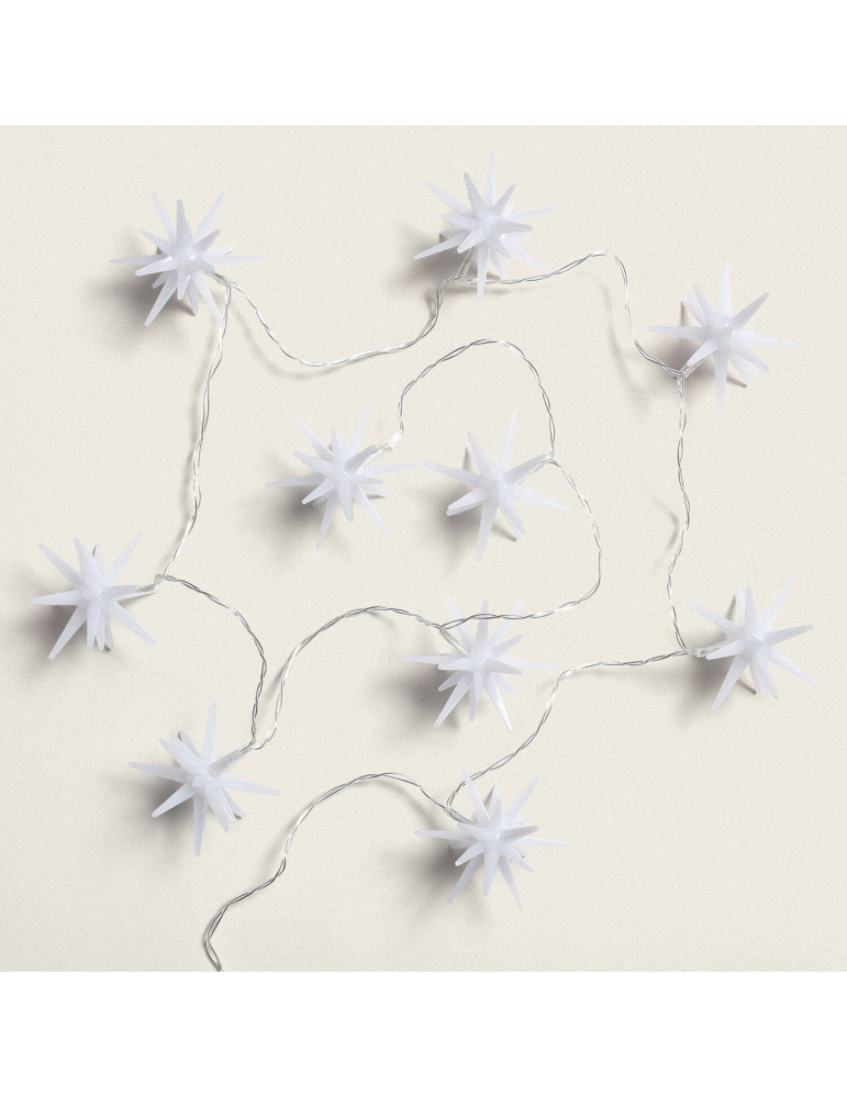 Guirlande LED Etoiles à Piles 1.4m