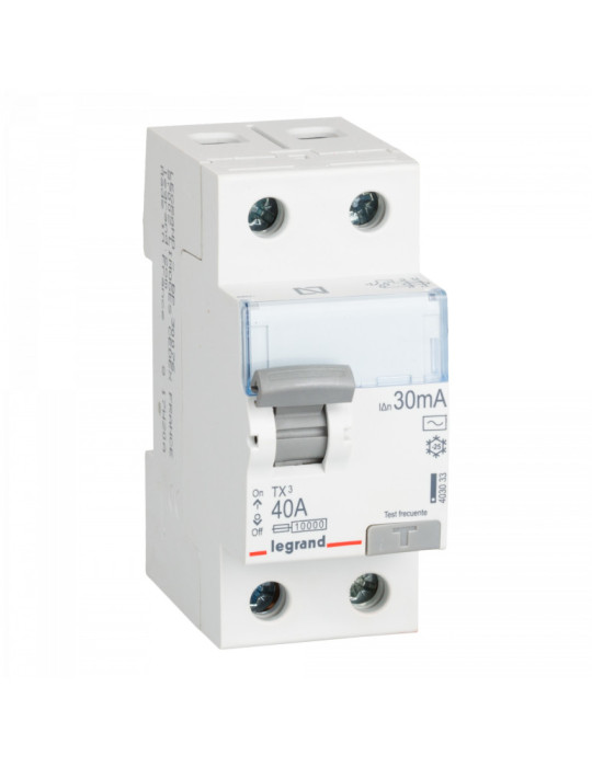 Interruptor Diferencial TX3 Terciario 2P-30mA Clase AC 25-40 A LEGRAND 403033