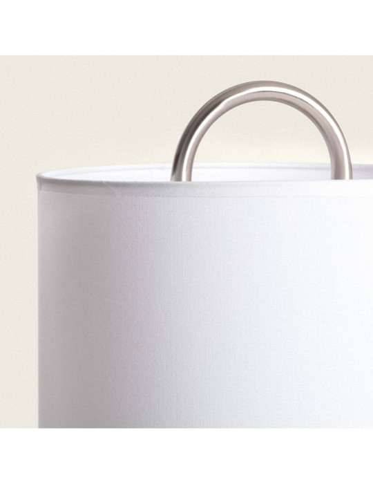 Lampe à Poser Métal et Tissu Duque