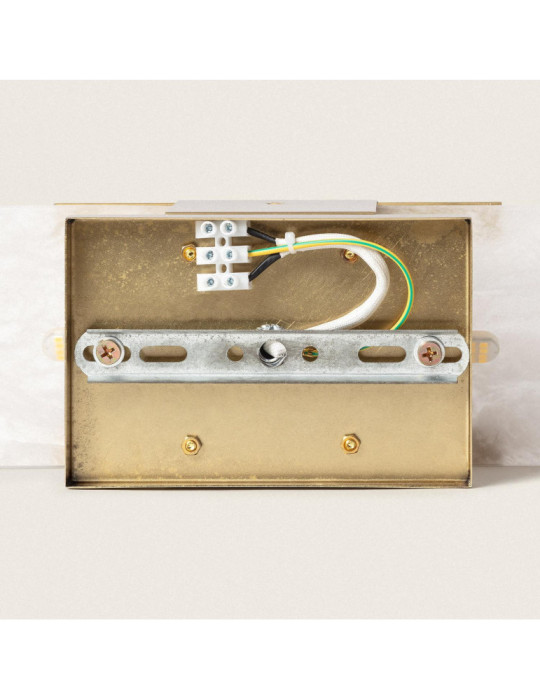 Lampe Murale Métal et Marbre Nandra