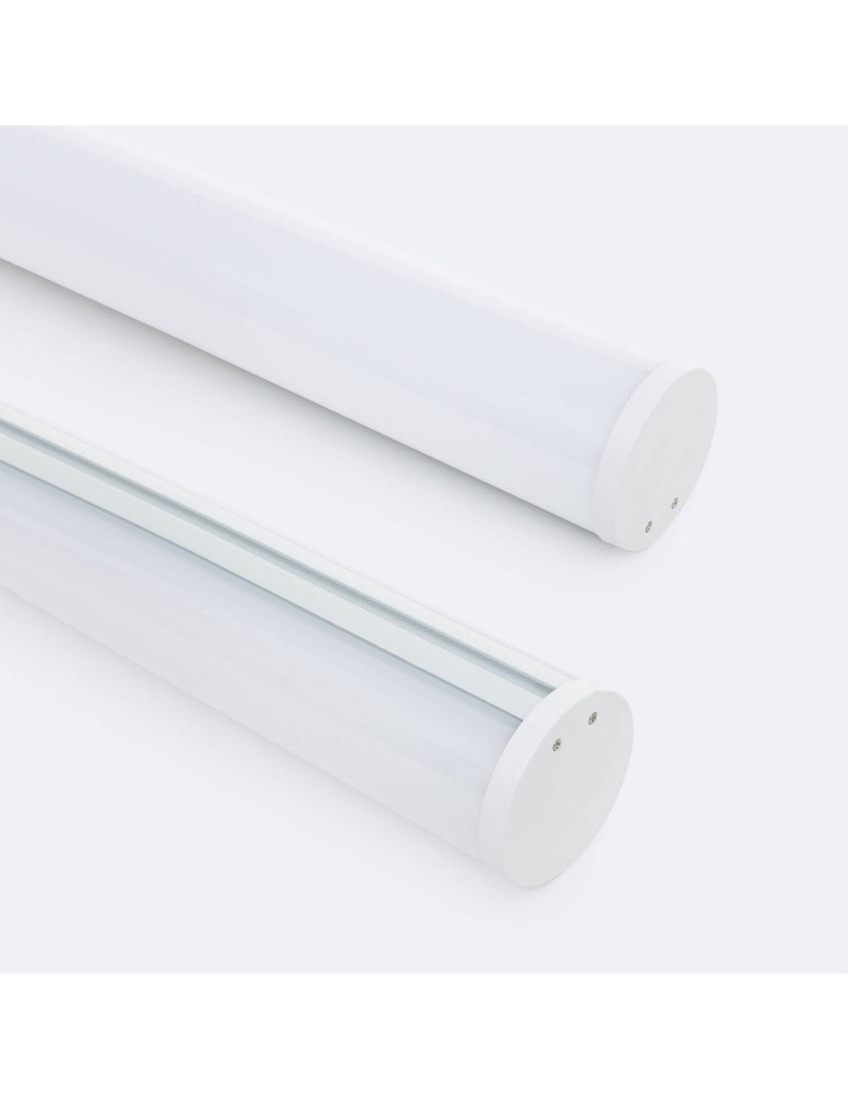 Profilé Aluminium Suspendu Rond 2m pour Ruban LED jusqu'à 22 mm