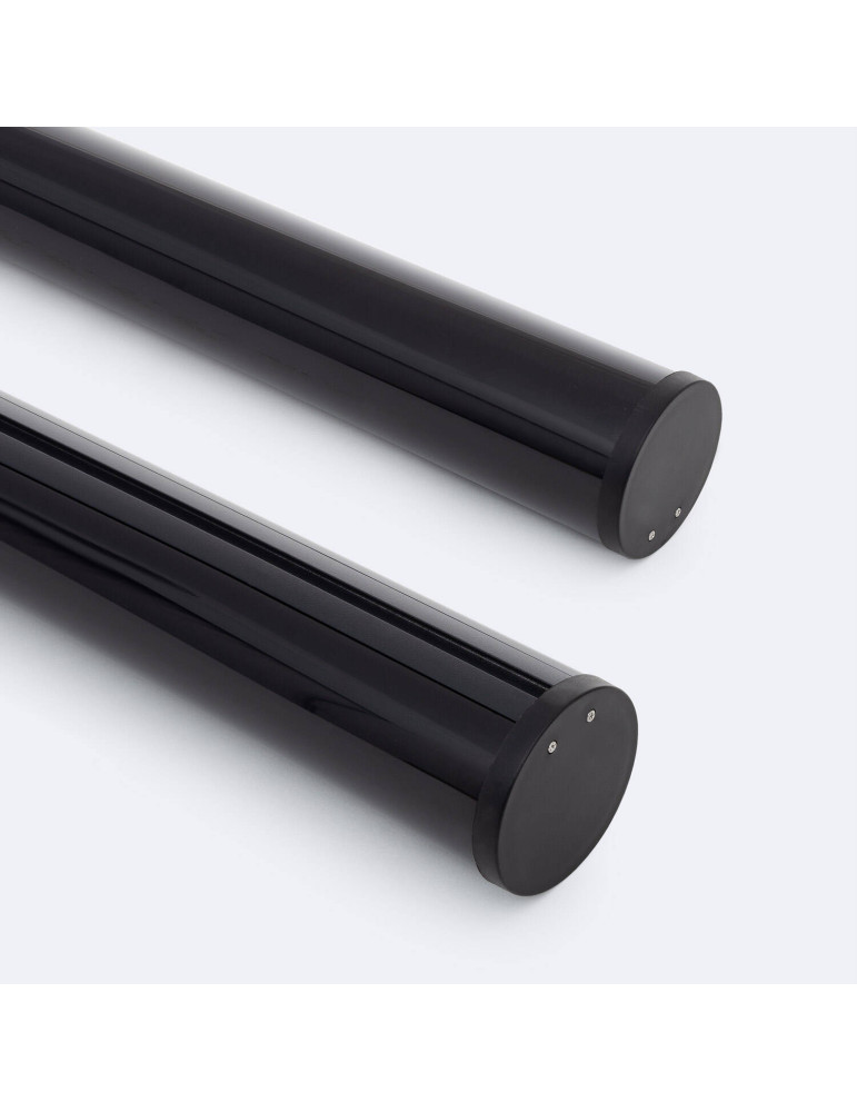 Profilé Aluminium Suspendu Rond 2m pour Ruban LED jusqu'à 22 mm