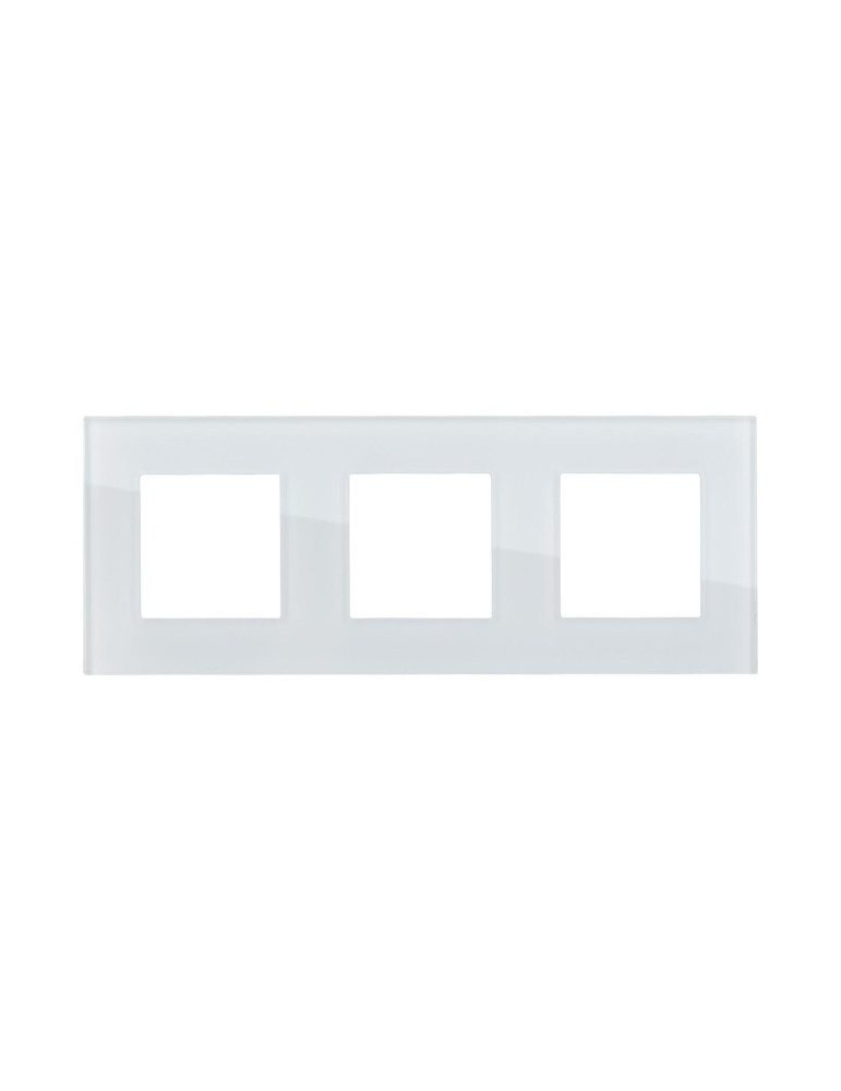 Plaque Crystal 3 Emplacements Modern