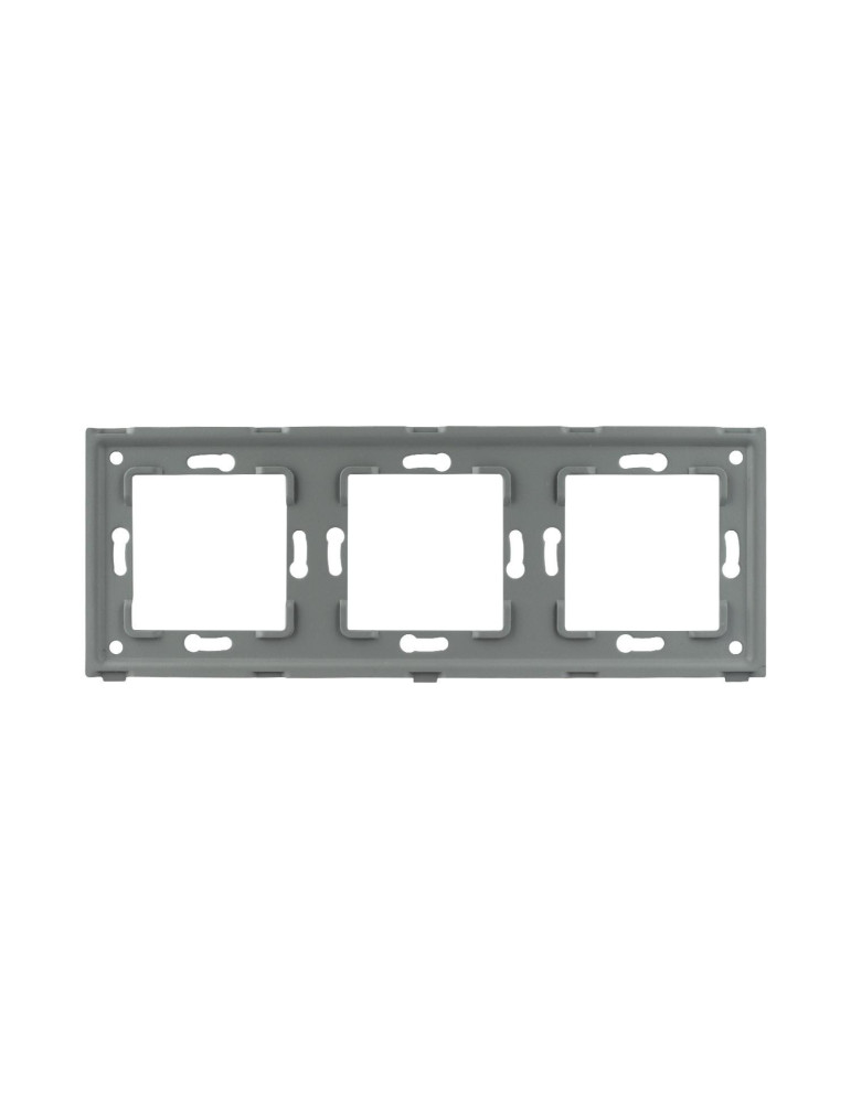 Plaque Crystal 3 Emplacements Modern