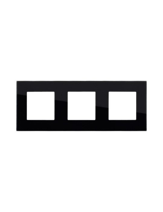 Plaque Crystal 3 Emplacements Modern