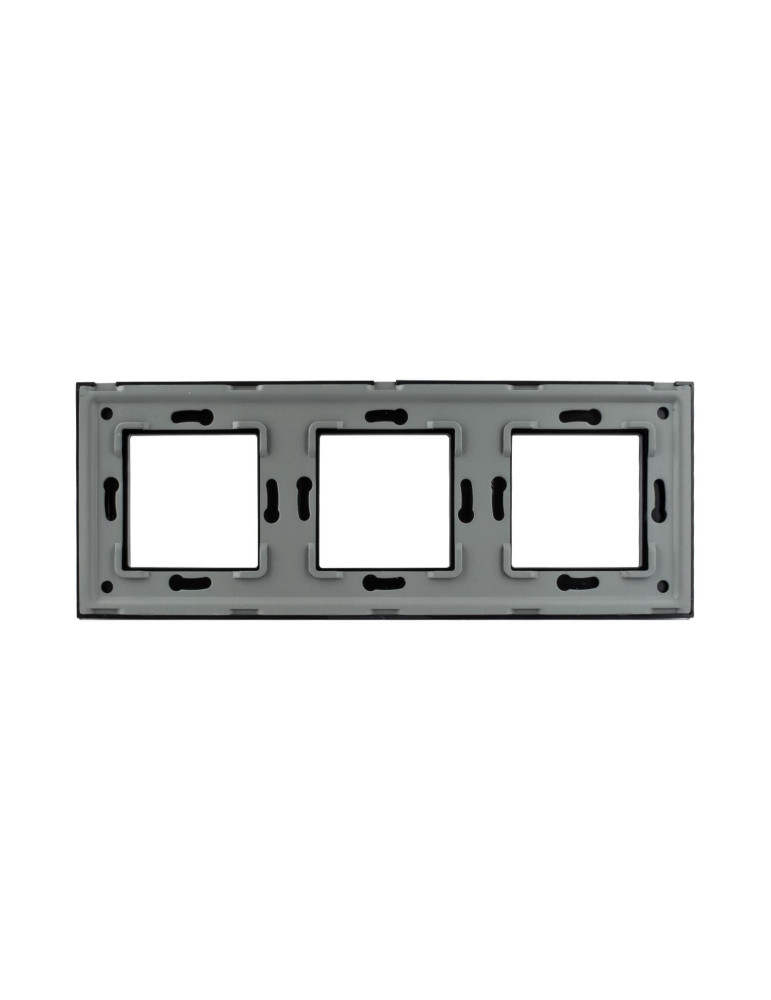 Plaque Crystal 3 Emplacements Modern