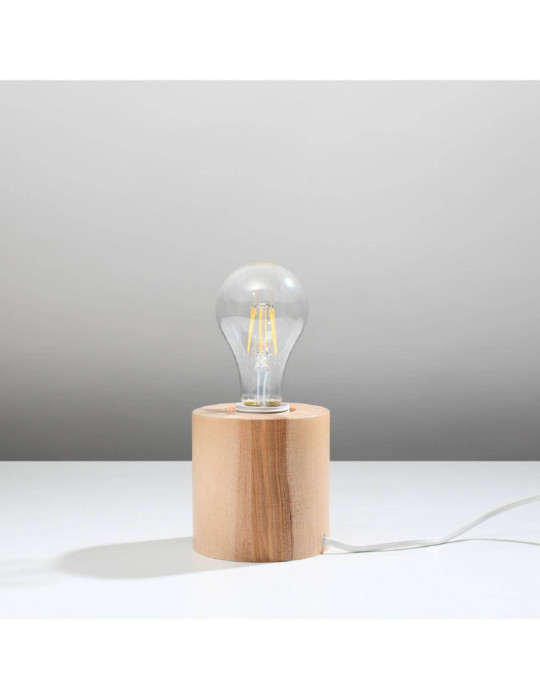 Lampe à Poser Bois Salgado SOLLUX