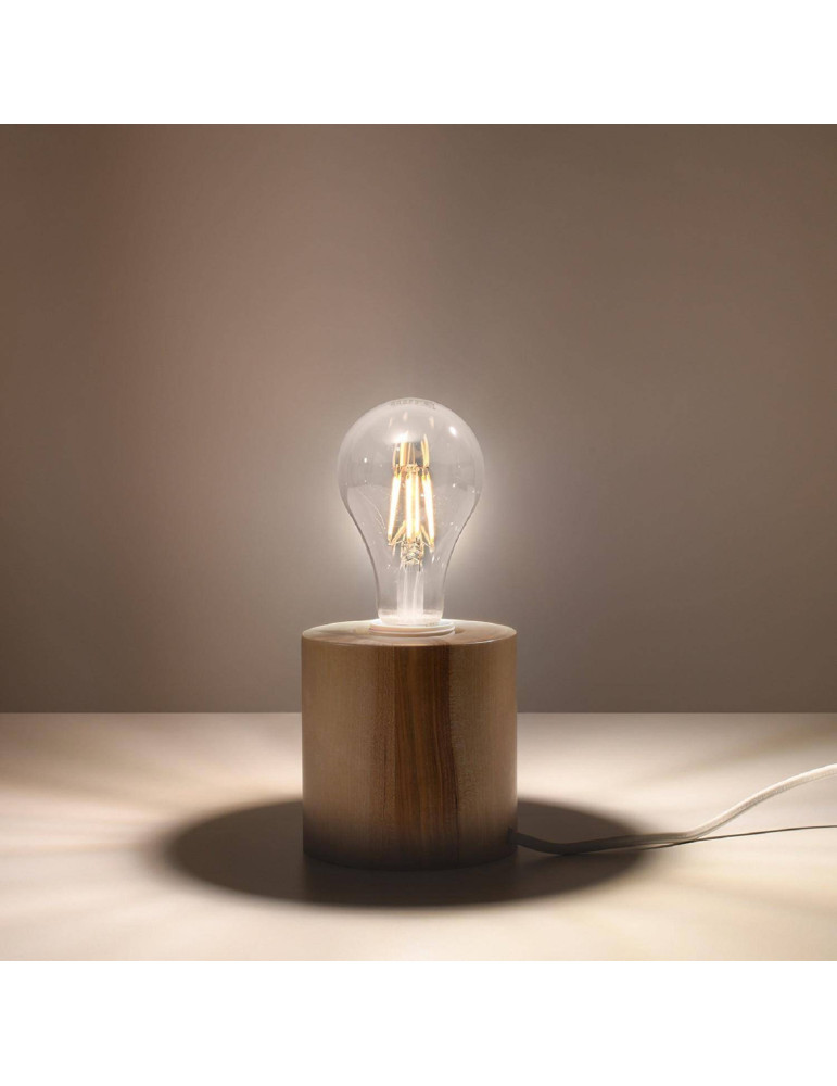 Lampe à Poser Bois Salgado SOLLUX