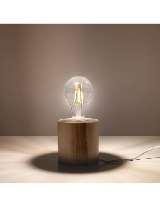 Lampe à Poser Bois Salgado SOLLUX