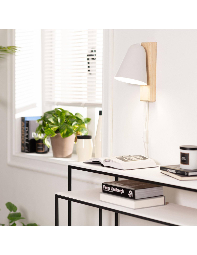 Lampe Murale Bois et Métal Mysen