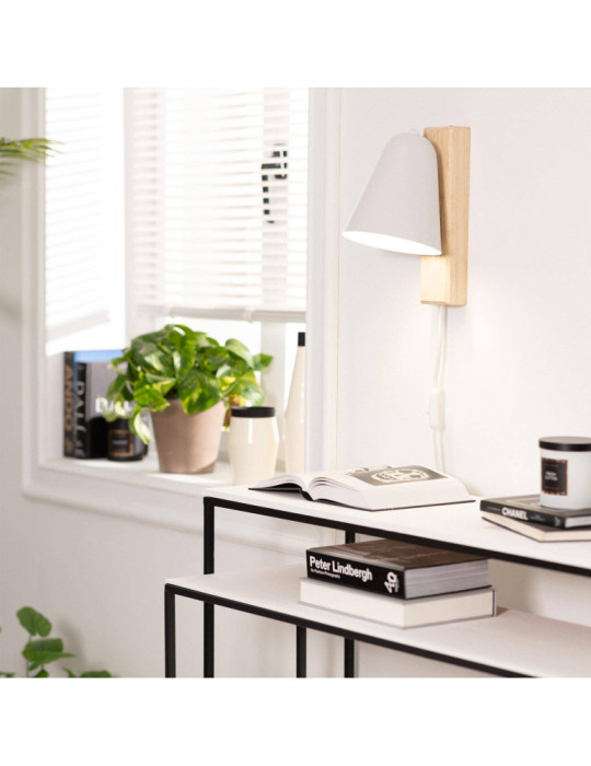 Lampe Murale Bois et Métal Mysen