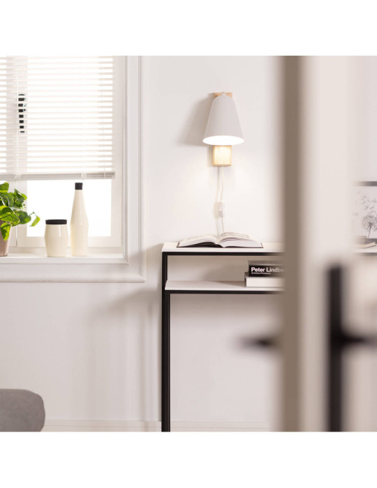 Lampe Murale Bois et Métal Mysen