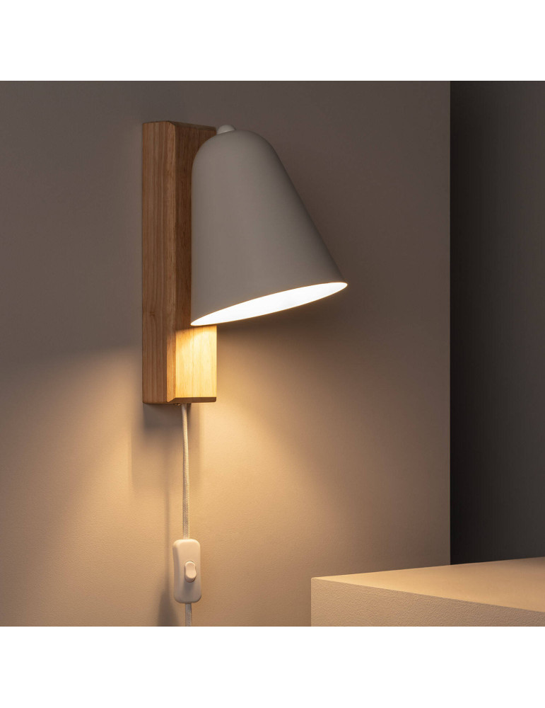 Lampe Murale Bois et Métal Mysen