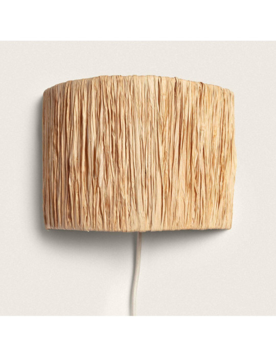 Lampe Murale Métal et Raphia Yubo Lampe Murale Métal et Raphia Yubo