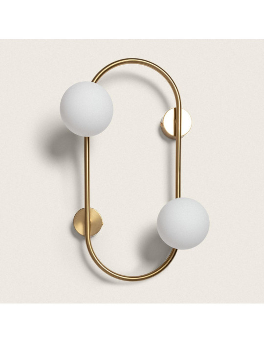 Applique Murale Métal et Verre Oto Applique Murale Métal et Verre Oto