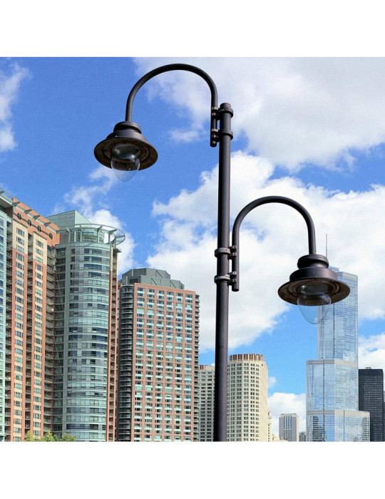 Lampadaire LED 60W Fisher LUMILEDS PHILIPS Xitanium Programmable