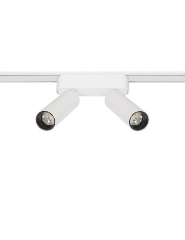 Spot LED sur Rail Magnétique 25mm Extra-Plat 14W Double 48V Blanc
