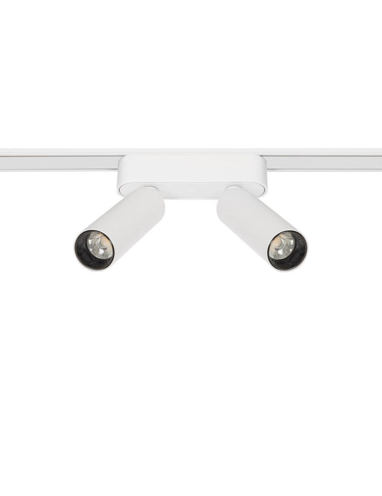 Spot LED sur Rail Magnétique 25mm Extra-Plat 14W Double 48V Blanc