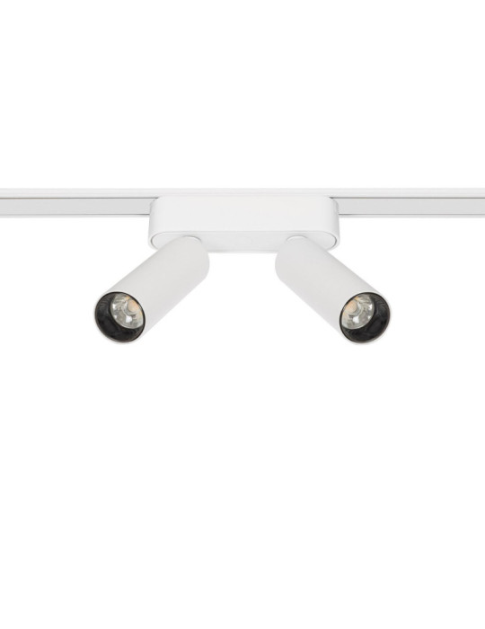 Spot LED sur Rail Magnétique 25mm Extra-Plat 14W Double 48V Blanc
