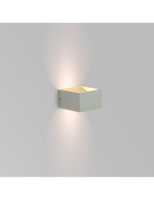 Applique Murale LED Aluminium Lico 6W Éclairage Double Face Grise