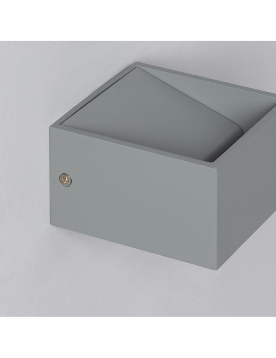 Applique Murale LED Aluminium Lico 6W Éclairage Double Face Grise