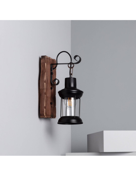 Lampe Murale Bois et Métal Fanala