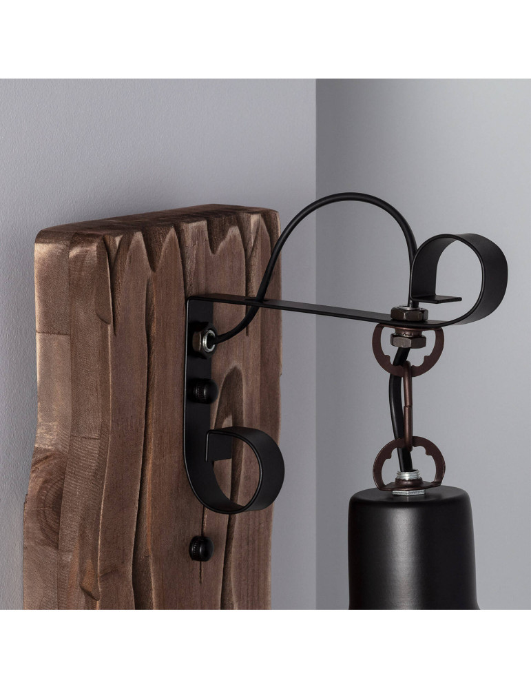 Lampe Murale Bois et Métal Fanala
