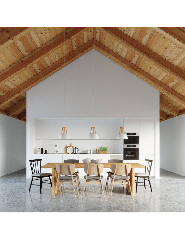 Suspension Bois Naturel Casco SOLLUX